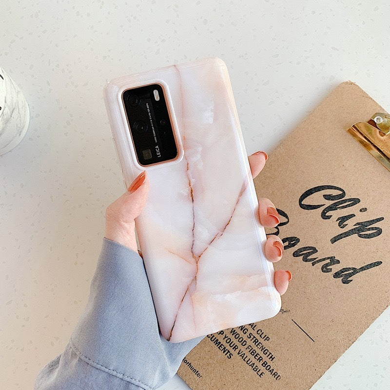Marmorierte Huawei-Smartphone-Hülle