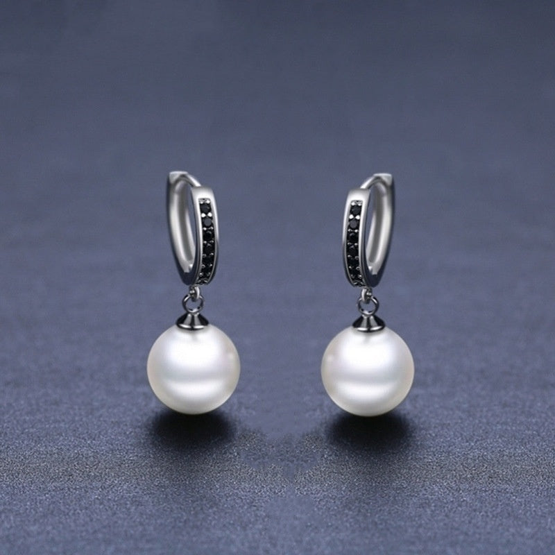 Trendy Runde Kugel Ohrstecker Minimalistisches Design