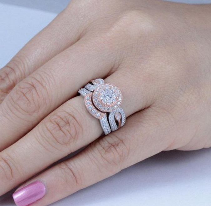 Ring künstlichem Edelstein / Halbedelstein europäischen und amerikanischen, Frauen Engagement Ring