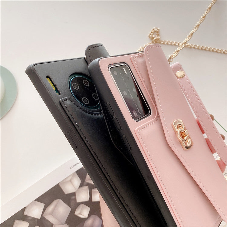 Leder Pattern Handtasche Phone Smartphone Huawei Schutzhülle All-Inclusive
