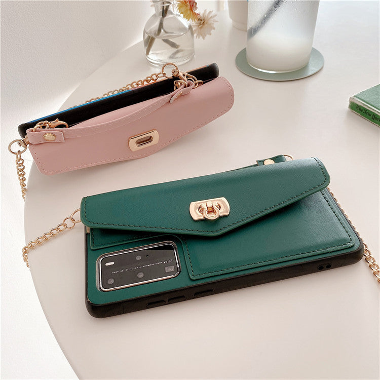 Leder Pattern Handtasche Phone Smartphone Huawei Schutzhülle All-Inclusive