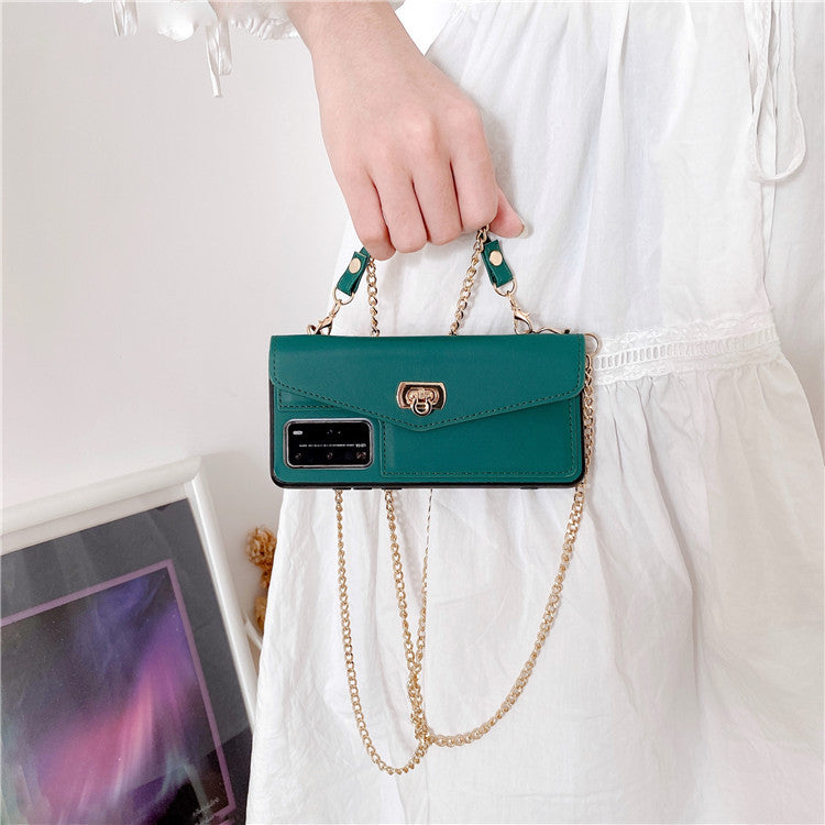 Leder Pattern Handtasche Phone Smartphone Huawei Schutzhülle All-Inclusive