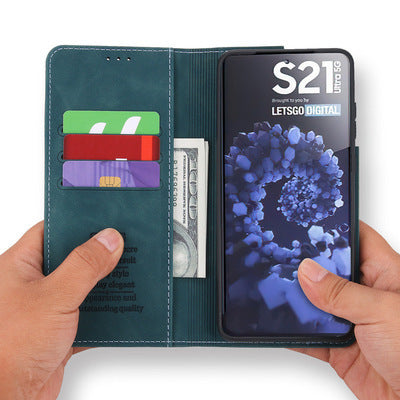 Kunst-Leder Brieftasche Fall Flip Cover