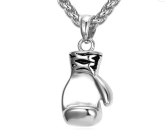 Neue Mode Boxen Handschuh Halskette Trendy Vergoldet Edelstahl Boxen Cool Anhänger Für Männer Jungen Schmuck