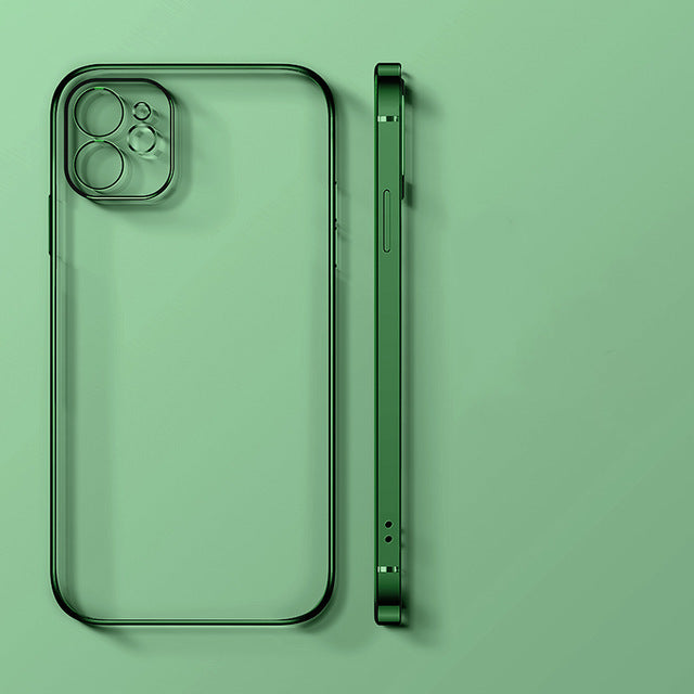 Für iPhone 12 Pro Max Transparente, ultradünne All-inclusive-Hülle