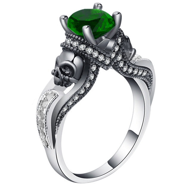 Hainon Frauen Schädel Ring Europäische und Amerikanische Punk stil Motor Biker