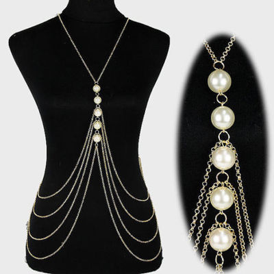 Perlen-Körperkette Schmuck