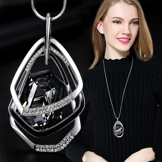 Damen Accessoires Halskette Pullover Kette