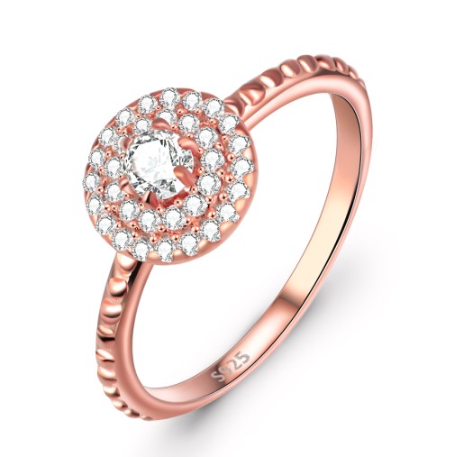 925 Sterling Diamante Ring