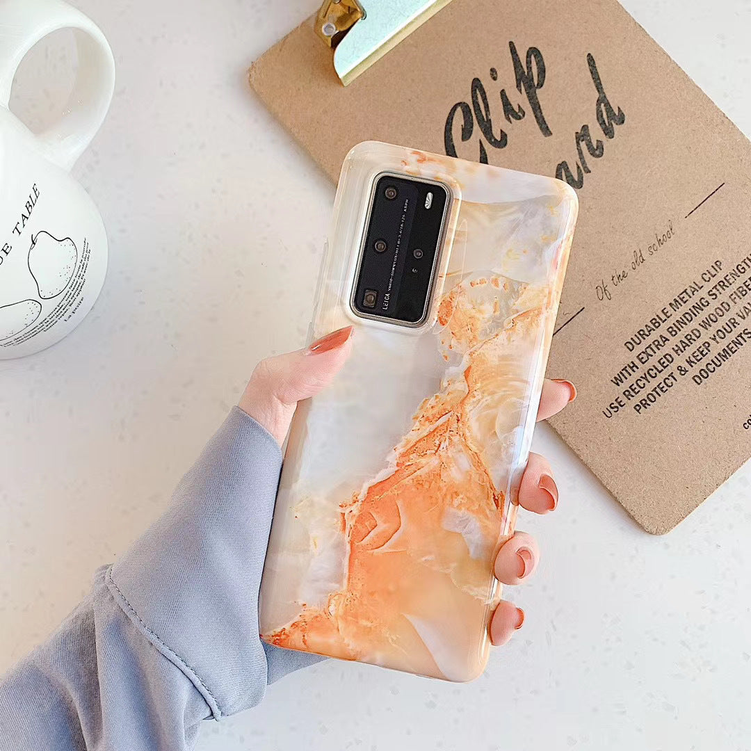 Marmorierte Huawei-Smartphone-Hülle