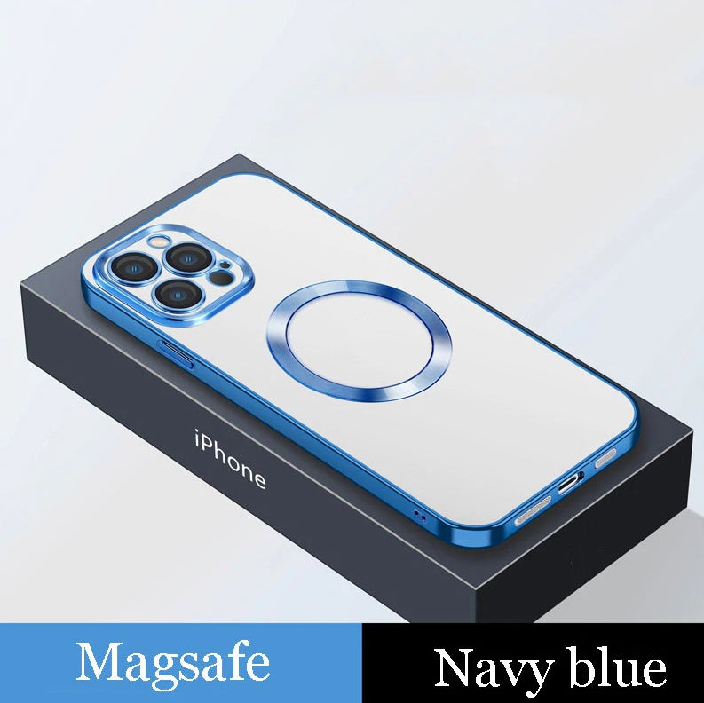 Galvanisierung Staubnetz Drahtloses Laden Magsafe Magnetische Handyhülle