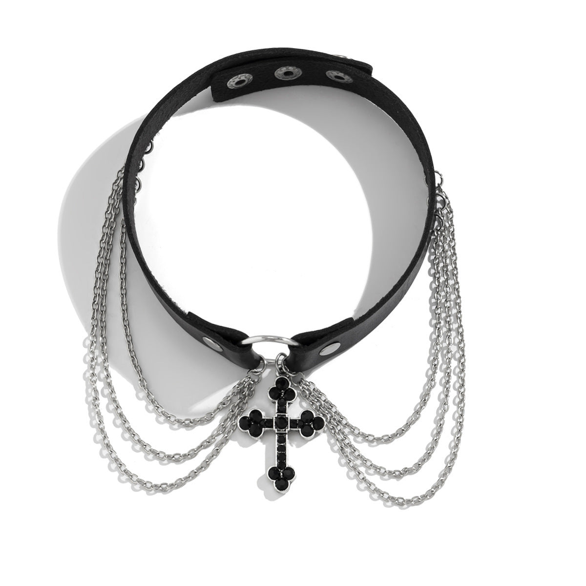 Schmuck PU Legierung Halskette Kreuz
