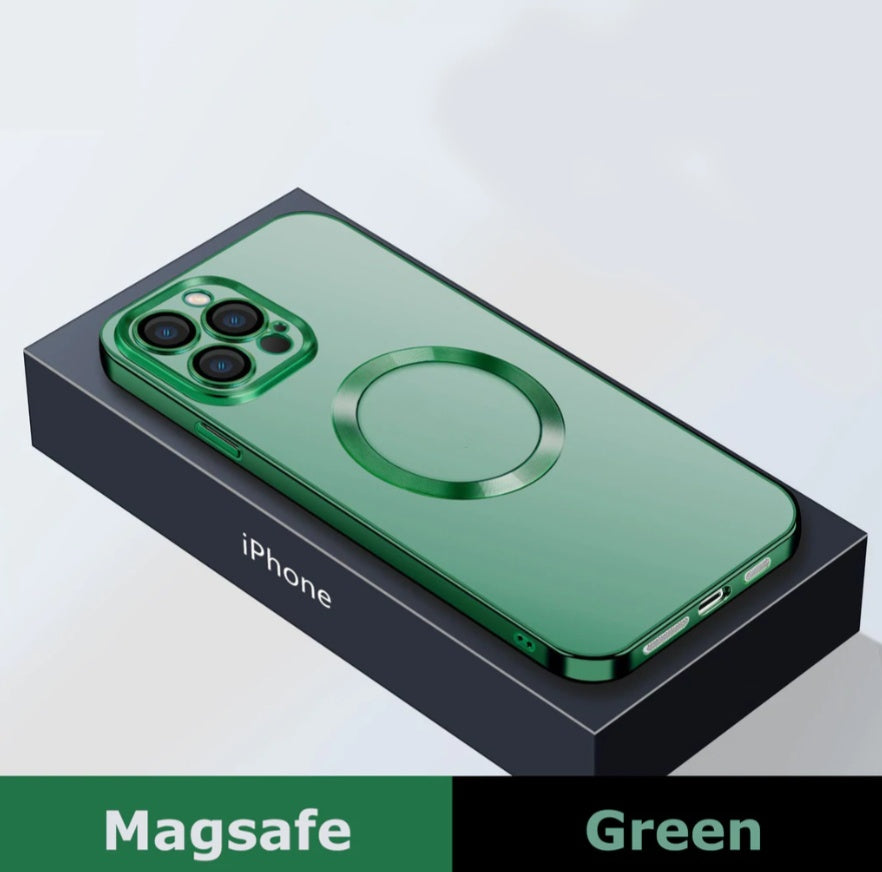 Galvanisierung Staubnetz Drahtloses Laden Magsafe Magnetische Handyhülle