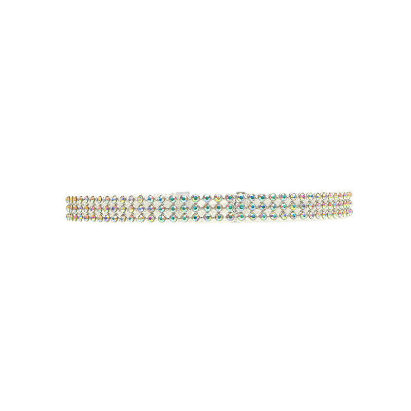 Mode Frauen Voller Kristall Strass Choker Halskette Hochzeit Schmuck Chokers Halsketten für Frauen