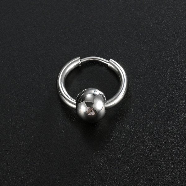 Edelstahl Kreative Creolen Dreieckige Ohrringe Modeschmuck Huggie Männer Punk Hiphop