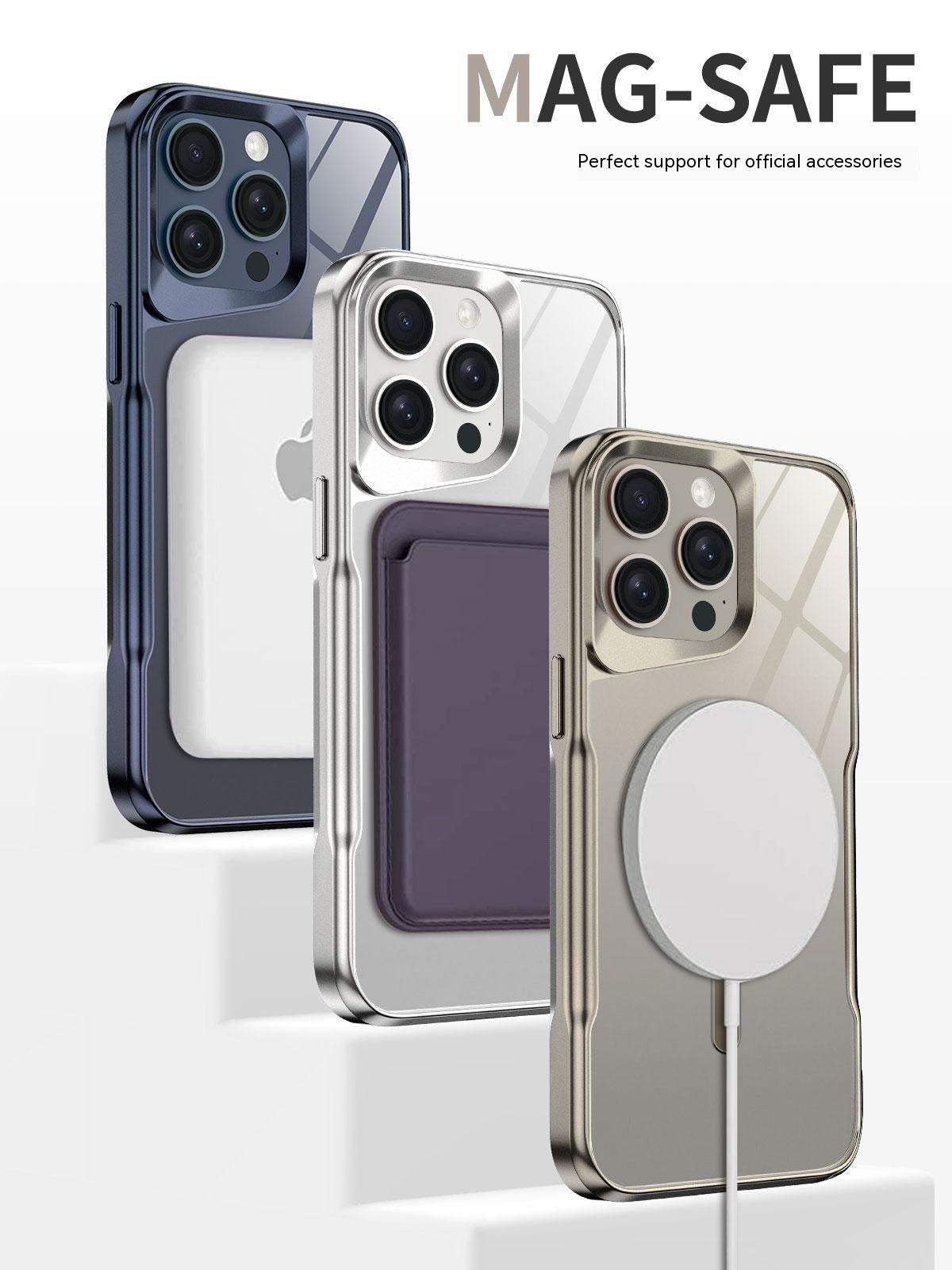 Galvanisierung Spiegel Magnet Acryls Smartphone-Hülle