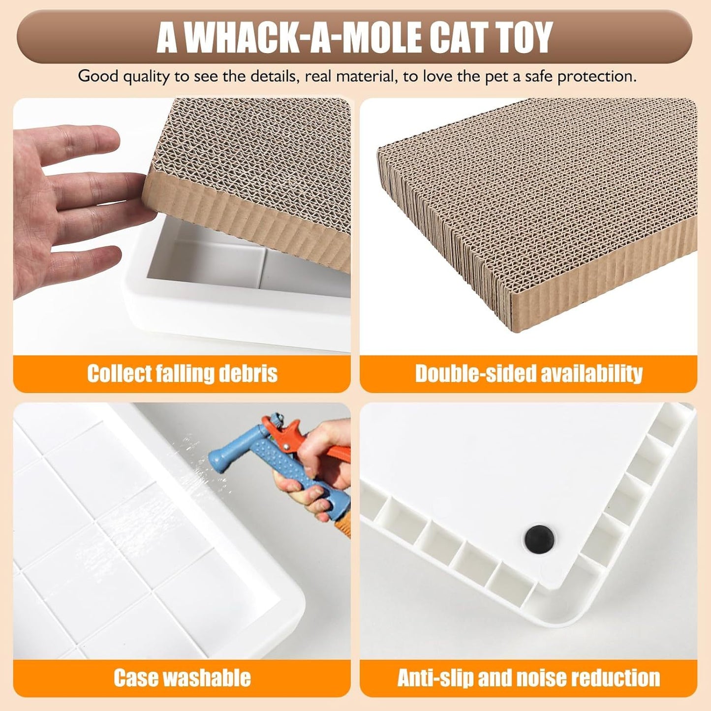 Katze Kratzer Spielzeug Interaktive Katze Spielzeug Karton Katze Kratzer Katze Kratzbrett Katze Kratzpad Für Indoor Katzen Katze Anreicherung Spielzeug