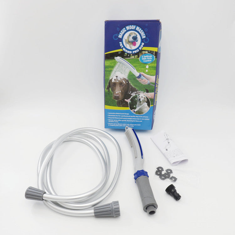 Haustier-Badebürste Dusche mit Wasserschlauch