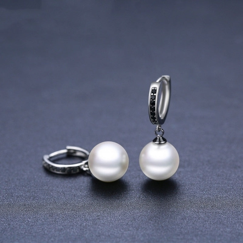 Trendy Runde Kugel Ohrstecker Minimalistisches Design