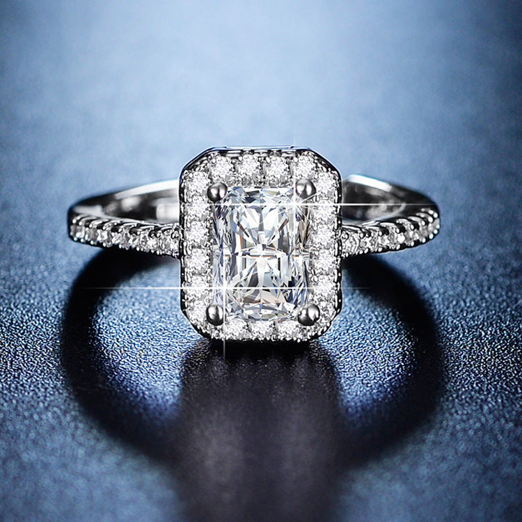 Simulation Moissanite Ring Frauen