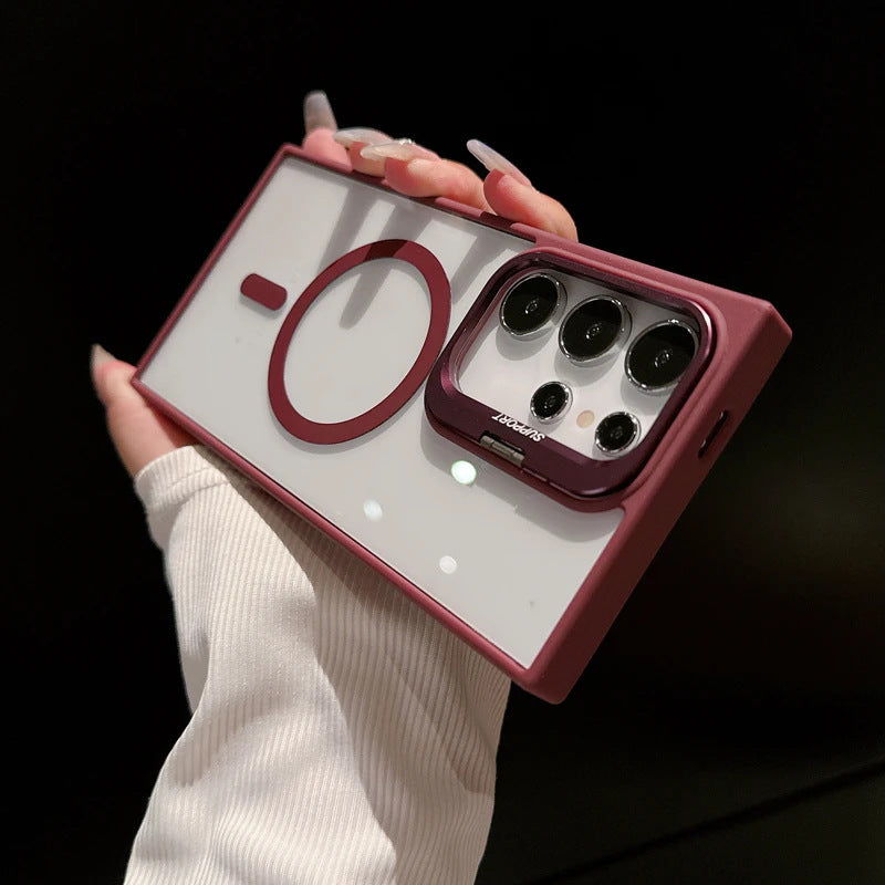 Samsung S22-S24 Modelle/Magnetische Objektiv Rahmen Metall - Halterung