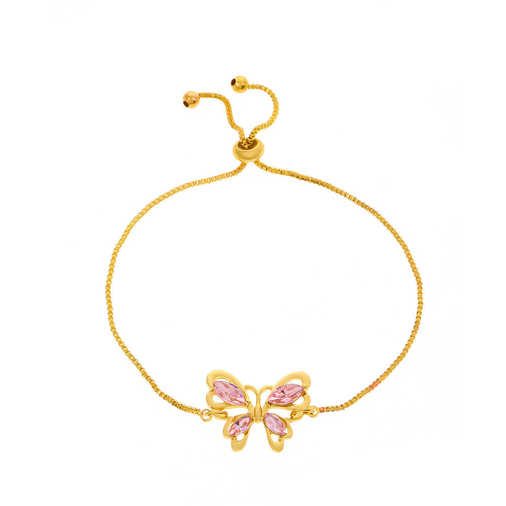 Einfaches Temperament Nische Design Ausziehbares Damenarmband