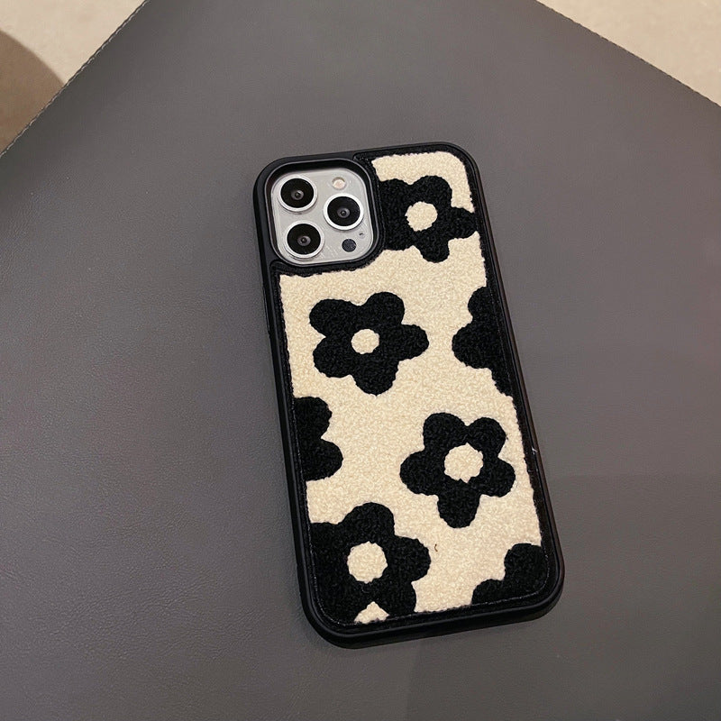 iPhone 12-17 Modelle/„Plüschblumen eignen sich für Handyhüllen für Damen im Herbst und Winter.“ ❄️