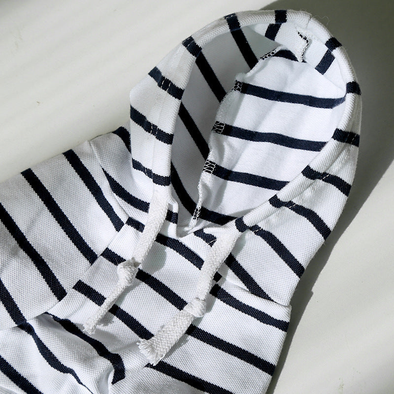 Haustier Hund Katze Hoodie Gestreifte Kleidung