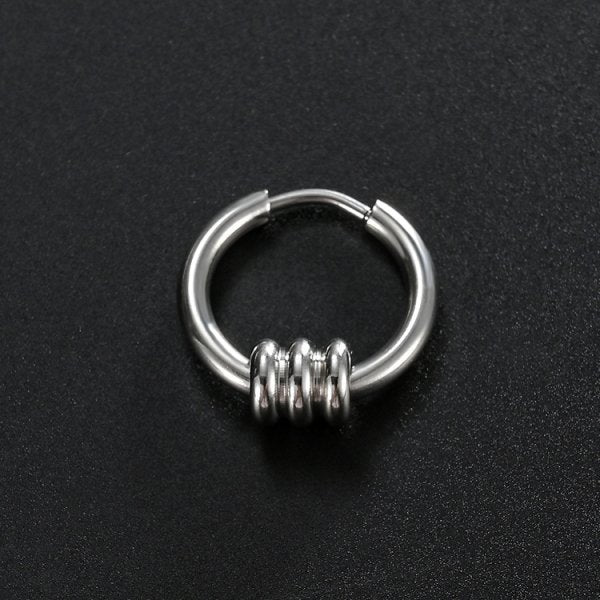 Edelstahl Kreative Creolen Dreieckige Ohrringe Modeschmuck Huggie Männer Punk Hiphop