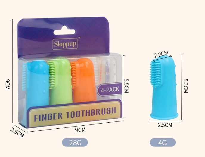 Haustier Finger Zahnbürste Katze Hund