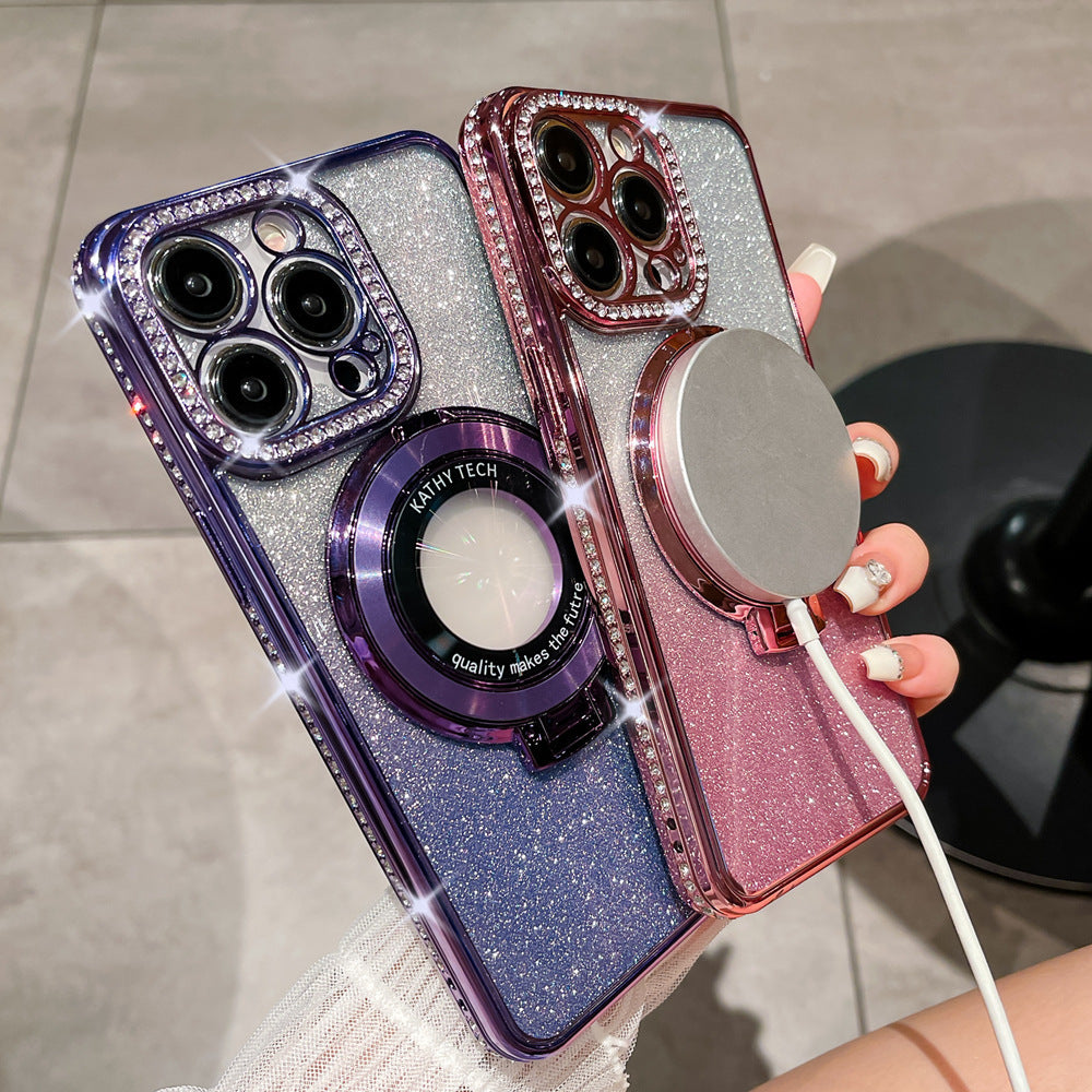Glitter TPU Galvanisierung Magnetische Halterung