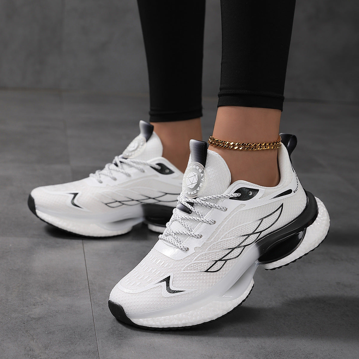 Leichte Stoßdämpfende Mesh Laufschuhe für Sport