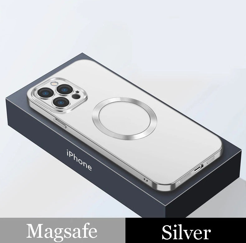 Galvanisierung Staubnetz Drahtloses Laden Magsafe Magnetische Handyhülle