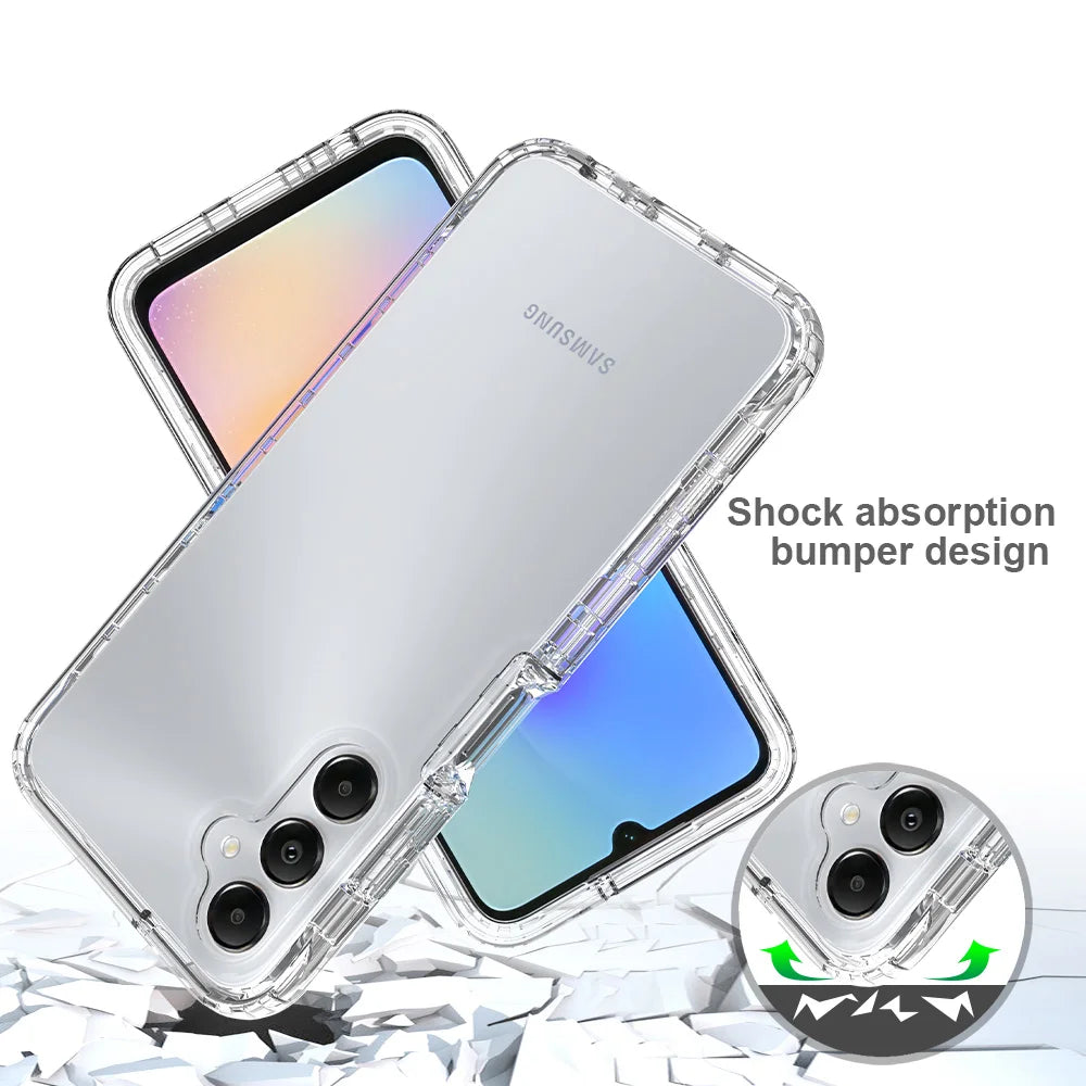 Klare Hüllen für Samsung Galaxy S24 Ultra S23 FE S22 Plus S20 S21 A15 5G A54 A14 A34 A53 A05S Fallschutz Transparente Abdeckung