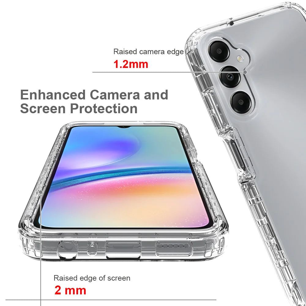 Klare Hüllen für Samsung Galaxy S24 Ultra S23 FE S22 Plus S20 S21 A15 5G A54 A14 A34 A53 A05S Fallschutz Transparente Abdeckung