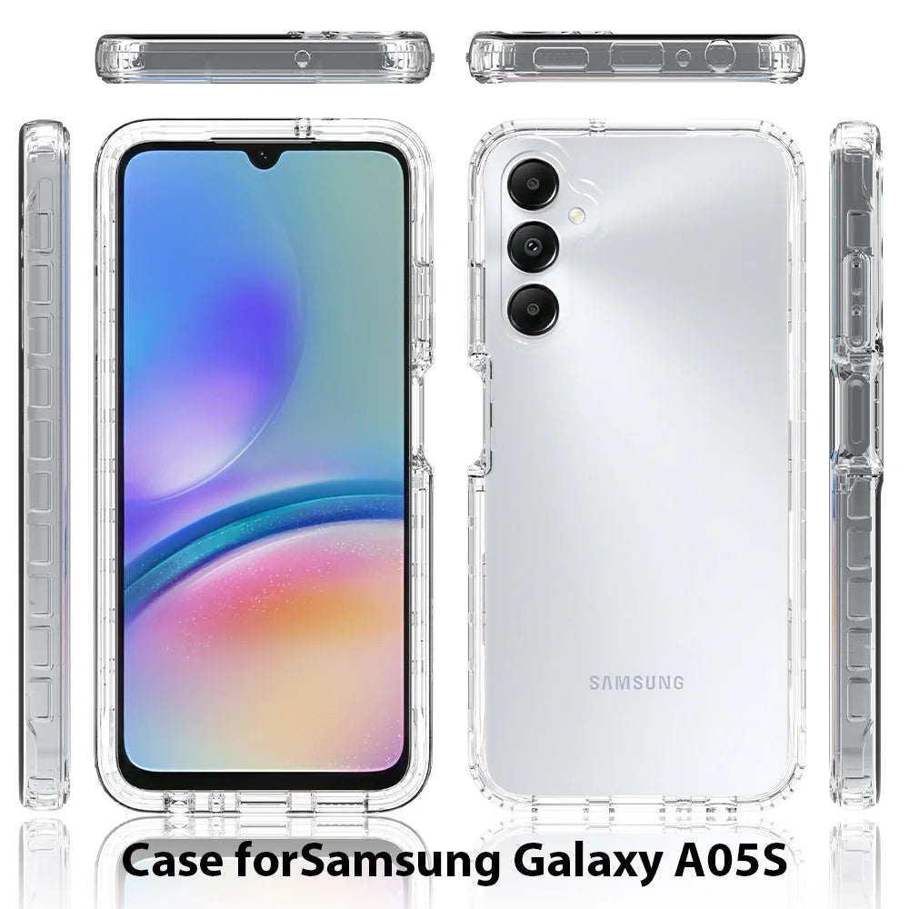 Klare Hüllen für Samsung Galaxy S24 Ultra S23 FE S22 Plus S20 S21 A15 5G A54 A14 A34 A53 A05S Fallschutz Transparente Abdeckung