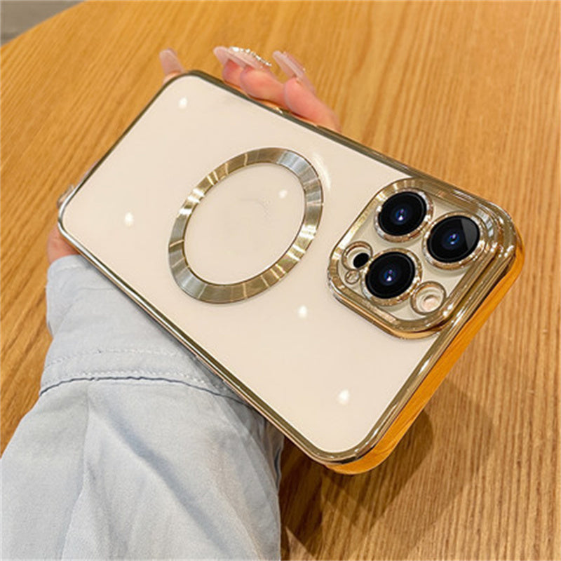 Kreativer Linsenfilmüberzug mit magnetischer Saugnapf-Handyhülle