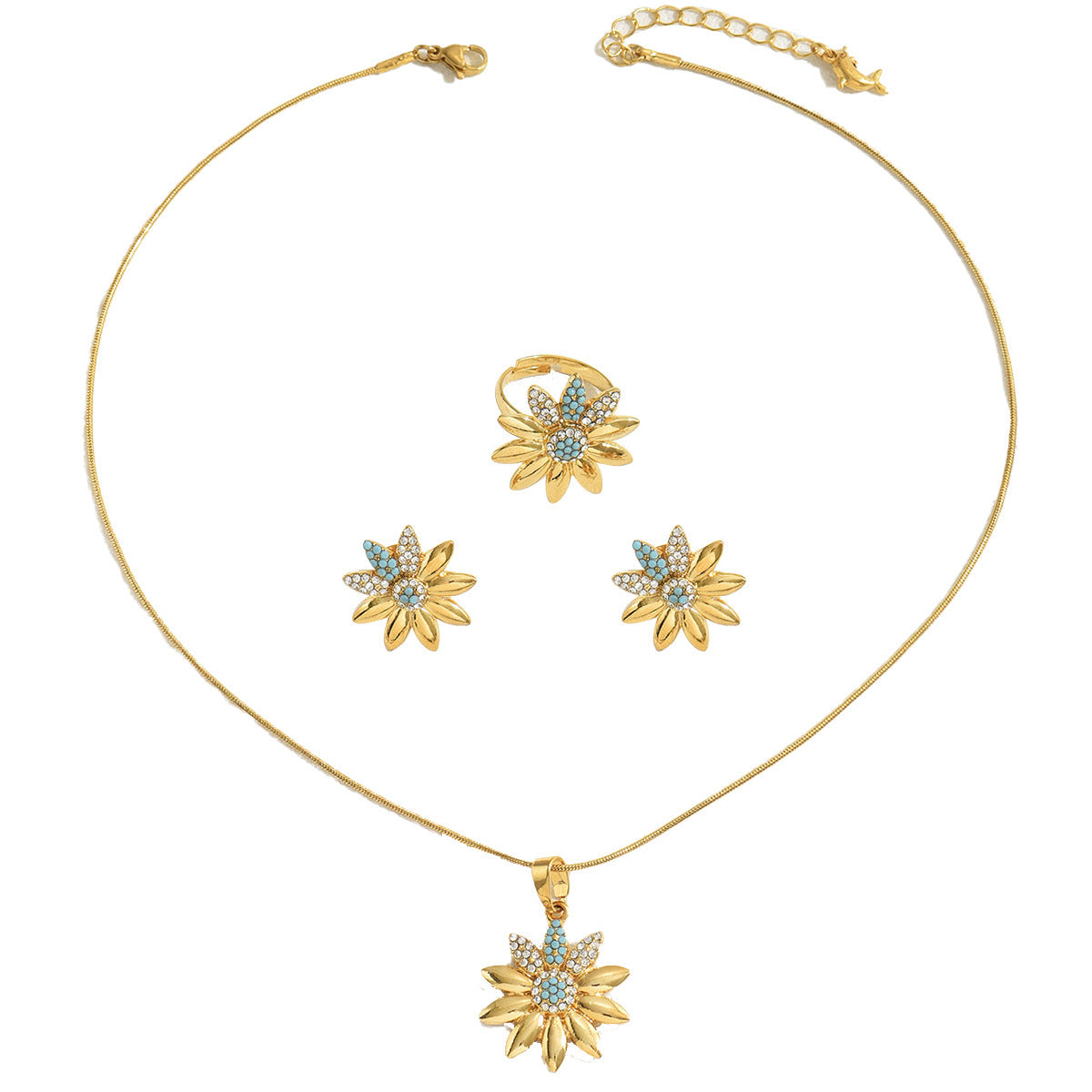 Damen Einfache Mode Diamant Halskette Anzug