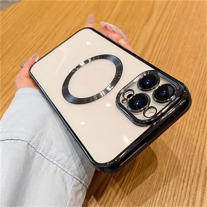 Kreativer Linsenfilmüberzug mit magnetischer Saugnapf-Handyhülle