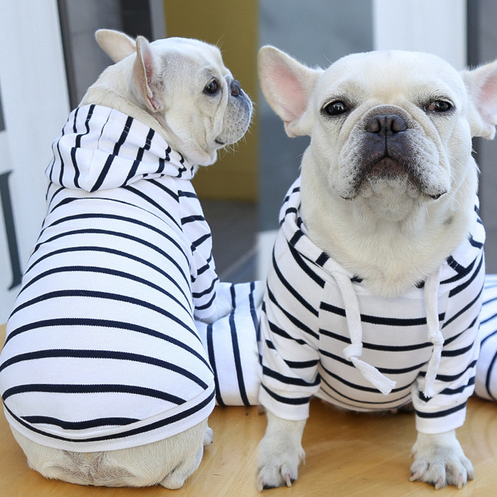 Haustier Hund Katze Hoodie Gestreifte Kleidung