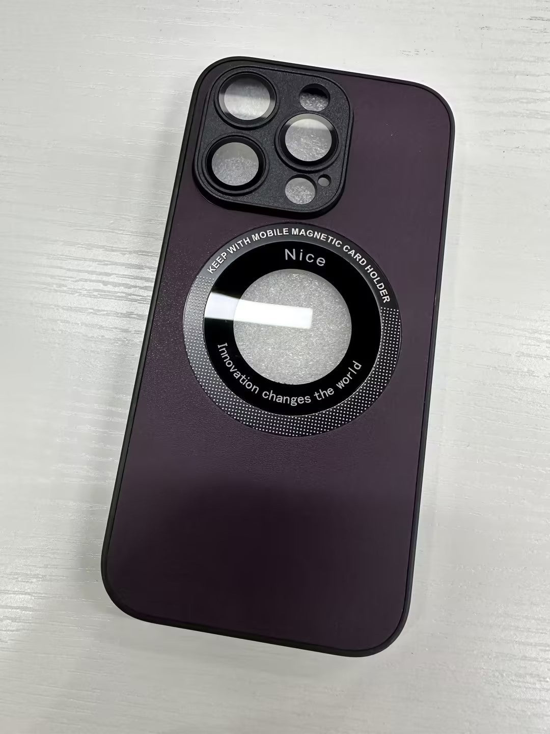 Geeignet für iPhone 15 Modelle Handyhülle Litchi Grain Leder