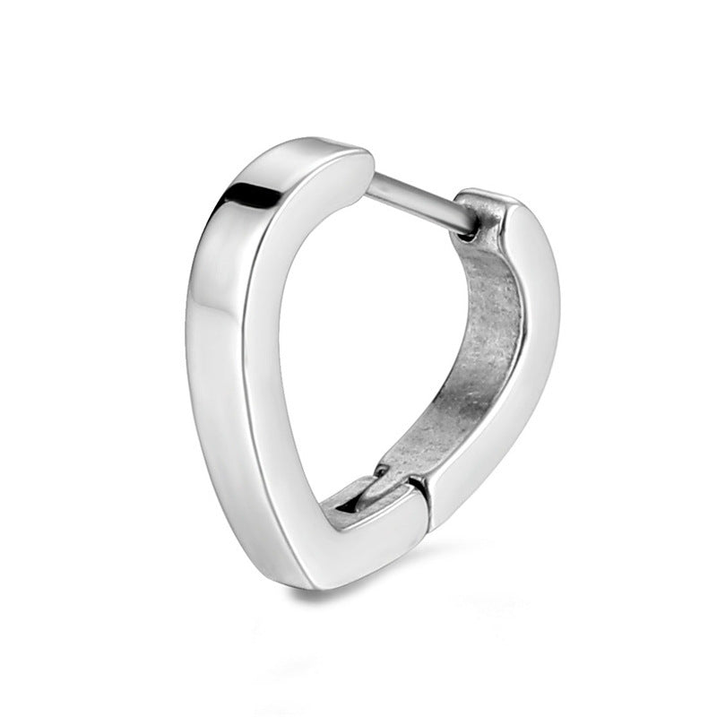 Edelstahl Kreative Creolen Dreieckige Ohrringe Modeschmuck Huggie Männer Punk Hiphop