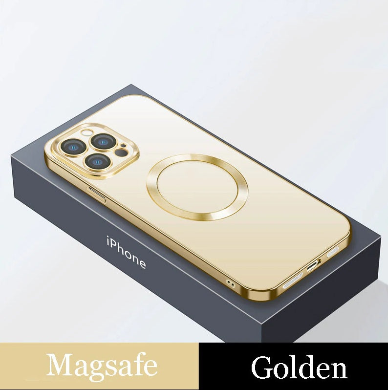 Galvanisierung Staubnetz Drahtloses Laden Magsafe Magnetische Handyhülle