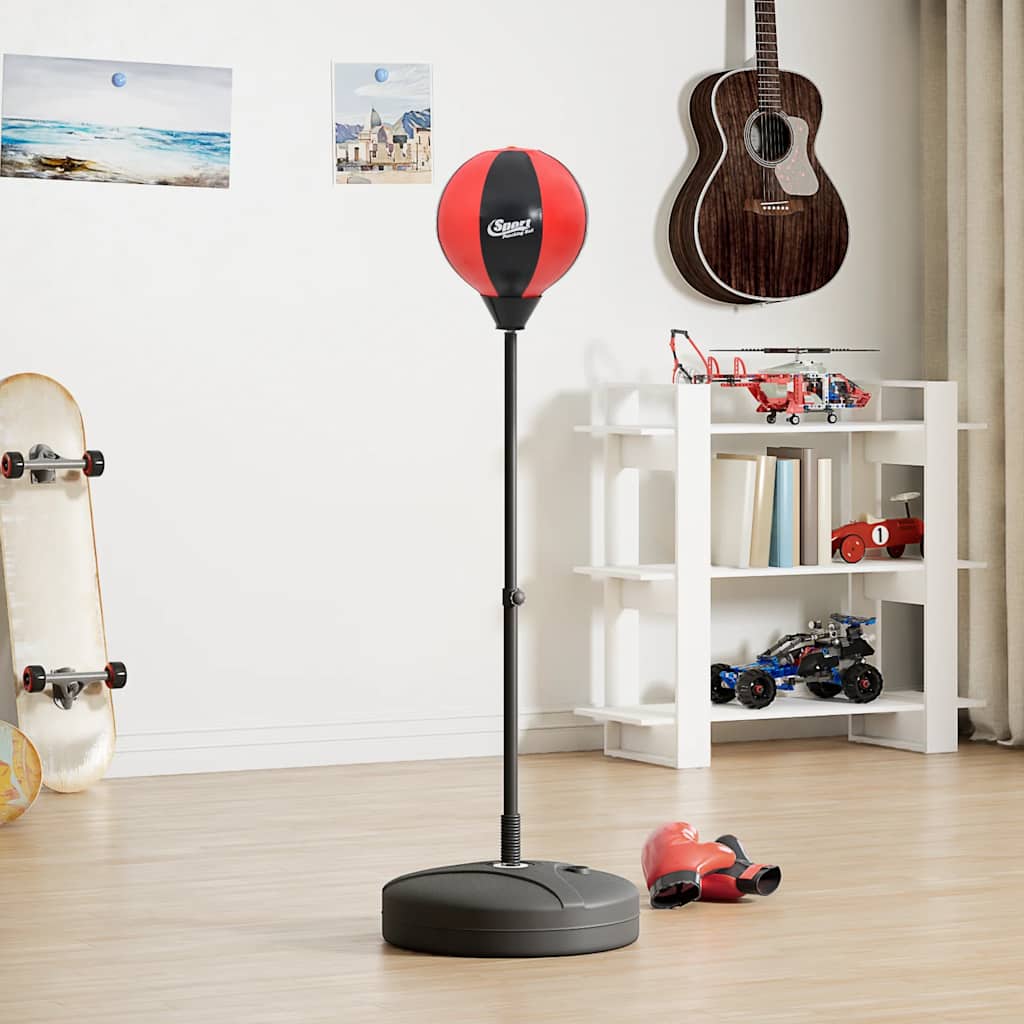 Boxball mit Ständer, Handschuhen & Pumpe 81-122 cm