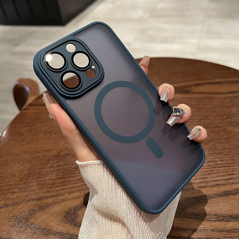 iPhone 11-15 Modelle/  Neues Magnetisches Mattes Hautgefühl