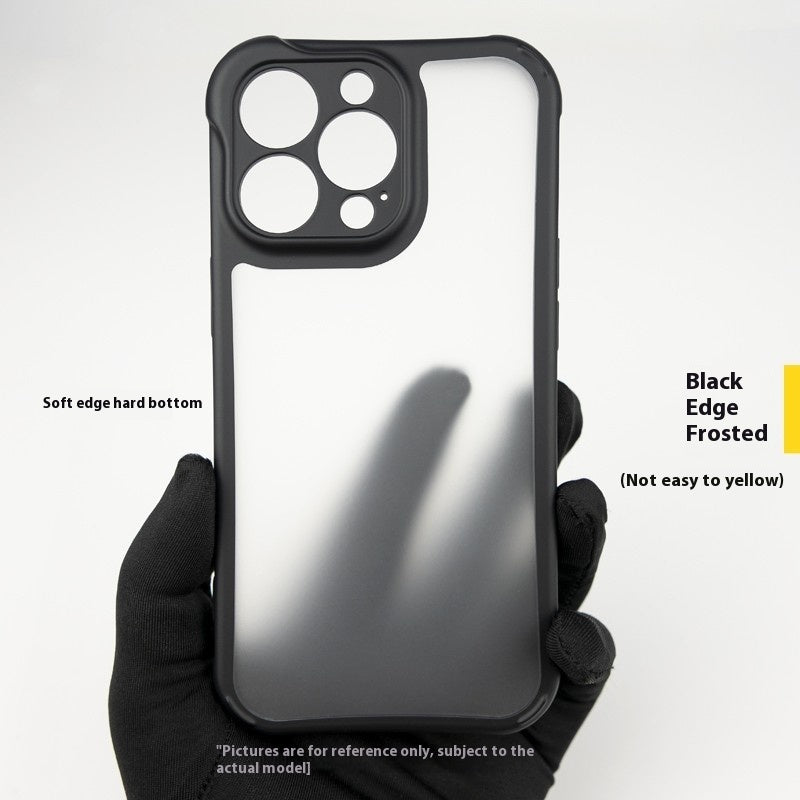 iPhone 13-15 Modelle/Matte transparente magnetische Smartphone All Inclusive