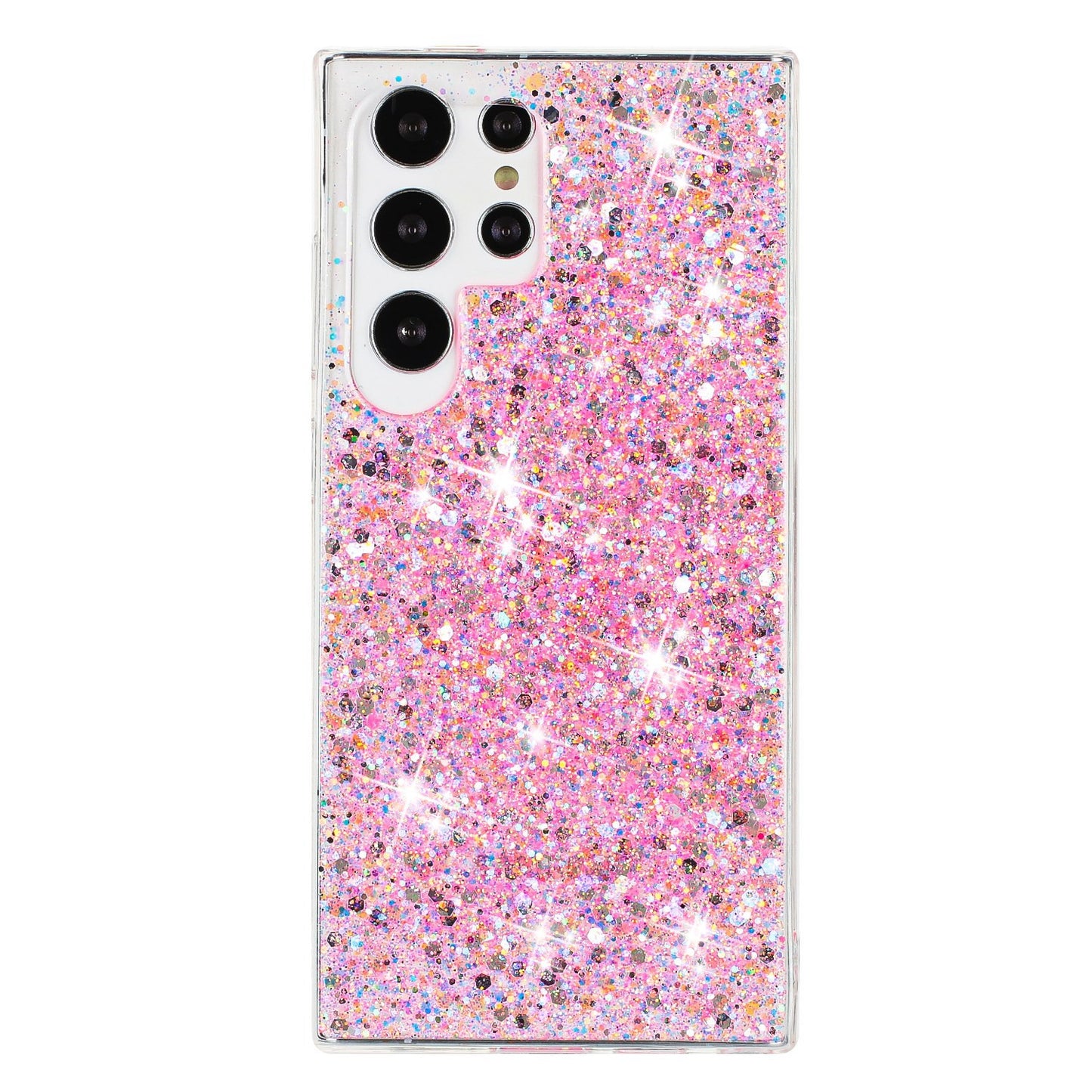 Samsung A-S Modelle/ Sternenhimmel schimmernde Pulver Pailletten Schutzhülle