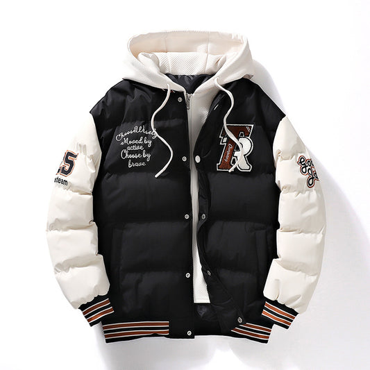 Modische Winterpufferjacke für Herren