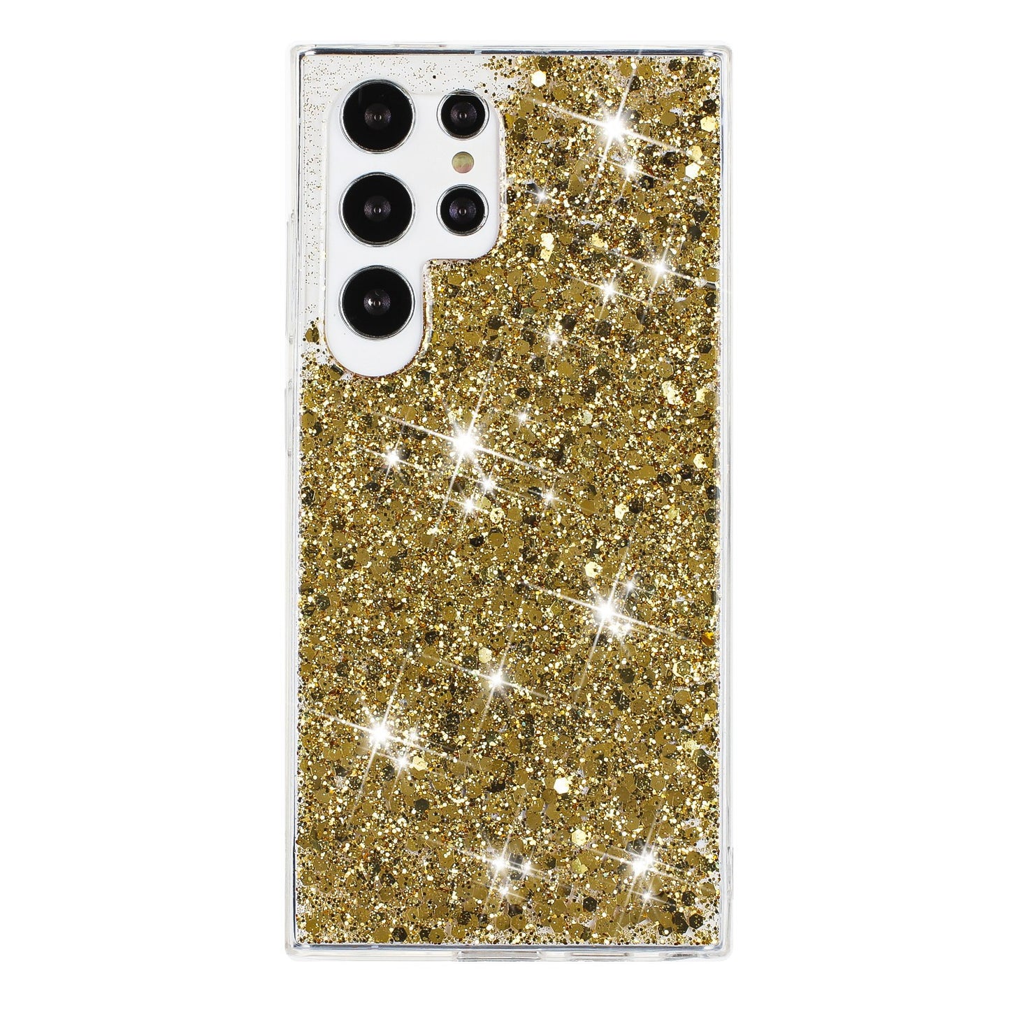 Samsung A-S Modelle/ Sternenhimmel schimmernde Pulver Pailletten Schutzhülle