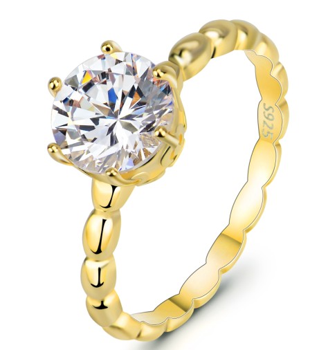 925 Silber Diamant Ring